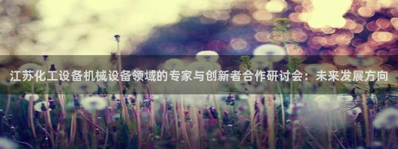 天辰平台用户登录不了：江苏化工设备机械设备领域的专家与创新者