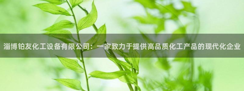 天辰娱乐官网最新公告：淄博铂友化工设备有限公司：一